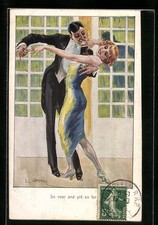 Künstler-AK Luis Usabal