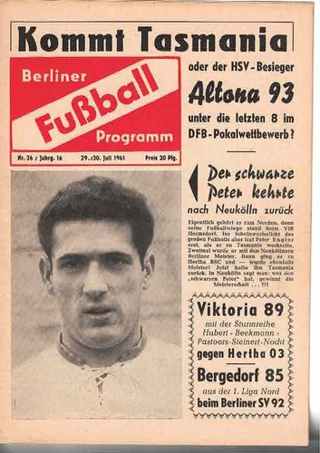 Fussball programmheft 61 62 - fussball-programmheft, 61/62