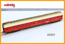 MÄRKLIN 43251, Schürzenwagen, Schlafwagen der MITROPA mit Inneneinrichtung, OVP.
