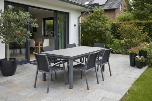 Tlg alu gartenmöbel set - alu,
