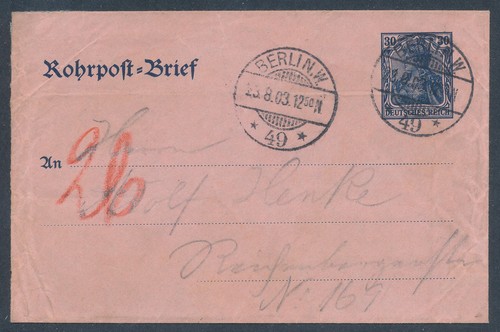 Rohrpost ganzsache ru 6 - rohrpost,