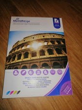 DIN A4 Foto Papier 250g Matt Beidseitig, 50 Blatt, für Tintenstrahldrucker 