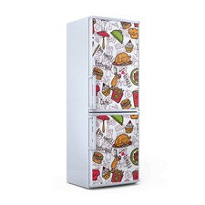 Kühlschrankmagnete Magnet Kühlschrank Folie Lebensmittel Hamburger Pommes