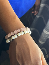 Tonperlen und Glasperlen