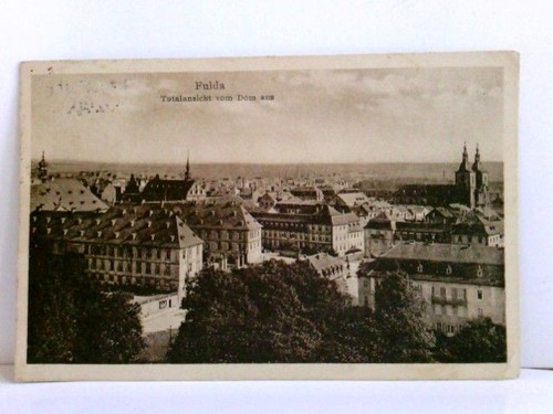 Fulda totalansicht vom dom - ak,