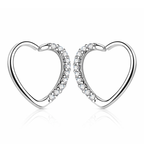 Herzohrringe knorpelpiercing - herzohrringe,