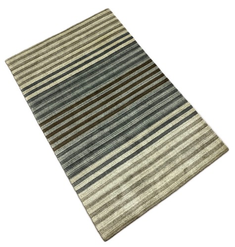 Teppich 100 wolle - teppich, grau