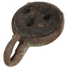 Jungfer Block Schiffsblock Talje Umlenkrolle Schiff maritim original BL11