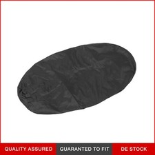 Universal Motorrad Regen Sitzbezug Flexible Wasserdicht Sattel Schwarz L