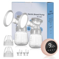Elektrische Doppel Milchpumpe Tragbar Muttermilch 2 Modi Abpumpen Ernährung