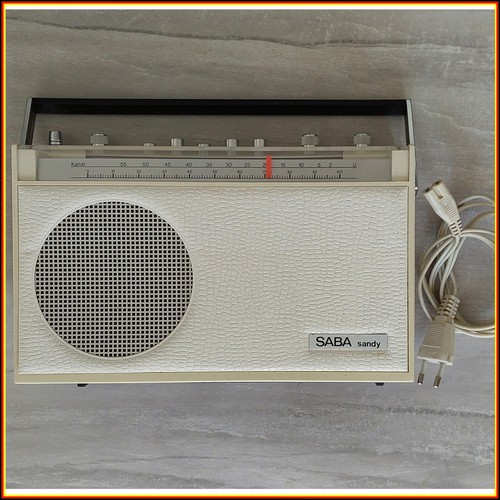 Saba sandy vintage kofferradio - saba,