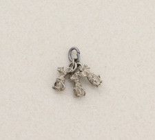 Sterling Silber drei blinde