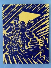 Georg Baselitz – Original Linolschnitt aus Krater & Wolke Nr. 3, 1983