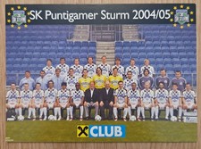 SK Puntigamer Sturm Graz 2004/05 📮⚽ Mannschaftskarte • Bundesliga