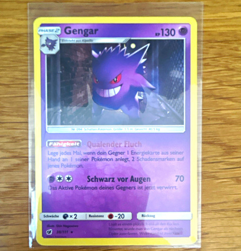 Pokémon tcg gengar 111 - pokémon,