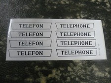 orig. POLA LGB Decal Beschriftung Bundespost Fernsprecher Telefon telephone FE32