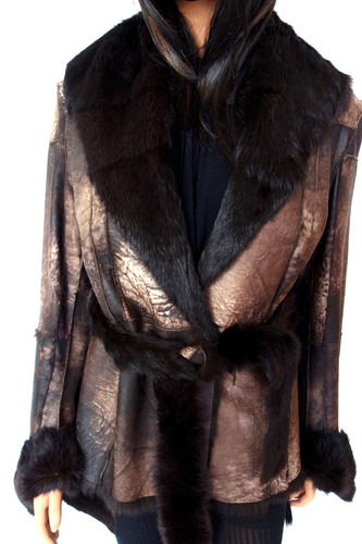 Hübsche leichte pelzjacke - hübsche,