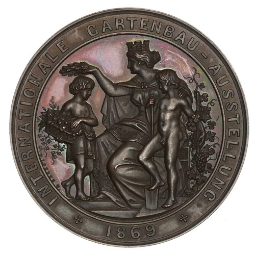 Hamburg bronzemedaille 1869 - hamburg,