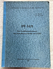 NVA Dienstvorschrift DV 14/8 -Funkbetriebsdienst der bewaffneten Kräfte DDR 1966