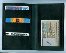 DATEV Brieftasche Geldbörse Ausweishülle Leder schwarz NEU