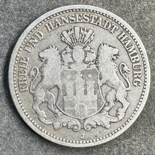 Mark 1876 hamburg 11 g - mark,