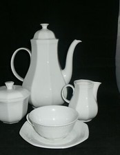 Schirnding Porzellan Bavaria Paris weiß Kordelrand  24 36 419 - Teile zur Wahl