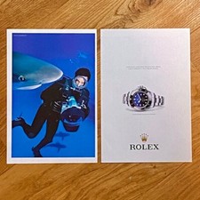 Rolex Deepsea Sea-Dweller David Doubilet 2015 Vintage Watch Ad Werbung Reklame