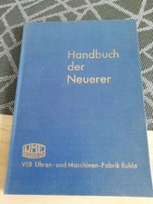 Mappe Handbuch der Neuerer VEB Uhren und Maschinenfabrik Ruhla