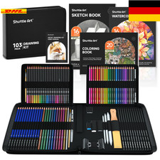 Kreative Zeichenkoffer | 103-teiliges Set mit Tasche