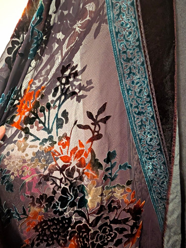 Nils women velvet - velvet, floral