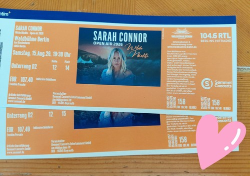 Sarah connor waldbühne berlin - sarah,