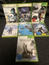 7x Xbox 360 Action Spiele Sammlung Konvolut Halo Star Wars Battlefield usw