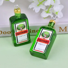 Set mit 2 Stück Jägermeister Miniatur Flaschen Anhänger Mini Bottle Charms