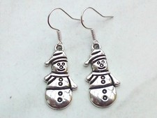 Ohrringe *SCHNEEMANN *Hänger Ohrhänger Weihnachten Winter Ohrschmuck