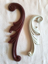 Holz Ornamente 2 Stück