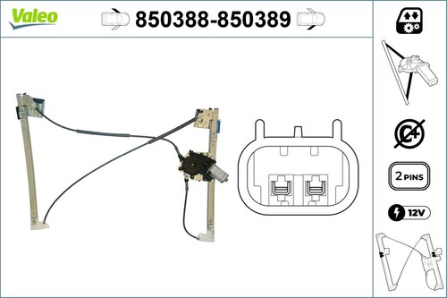 Fensterheber valeo 850388 für - valeo,