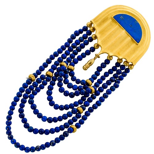Lapislazuli anhänger ohrclip - lapislazuli,