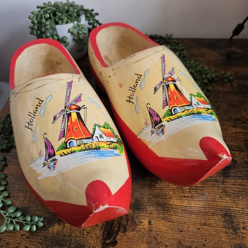 Vintage dutch clogs größe - dutch,