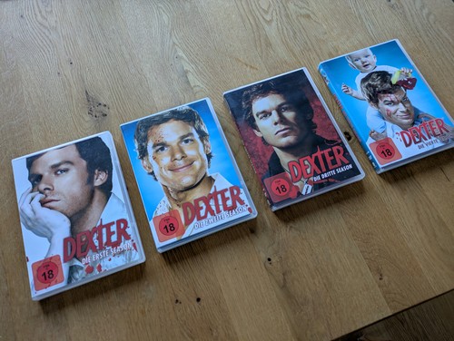 Dexter staffel dvd gut - 1-4,