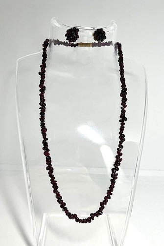 Böhmisches granat set collier - böhmisches,