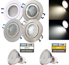 5W LED Einbaustrahler Set IP44