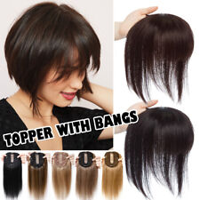 DICK Toupet Clip In 100% Remy Echthaar Toupee Topper Haarteile Extensions Damen
