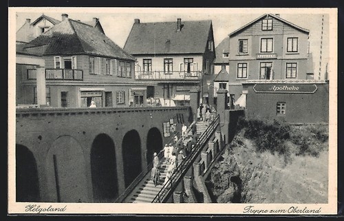 Ansichtskarte helgoland - ansichtskarte,