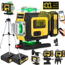16 Line Laser Level Wasserwaage 360° Kreuzlinienlaser Selbstnivellierend +Stativ