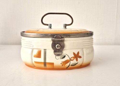 Antike art deco keksdose - art,