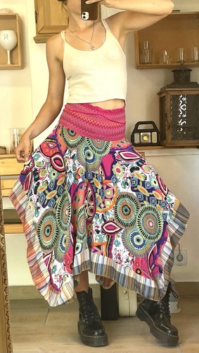 Vintage style hippie boho - style,
