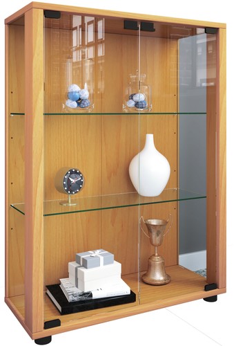 Glas stand vitrine - glas,