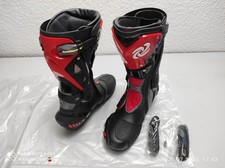Motorradstiefel GP1 LS in 43 , Black/Fluo Red , Racing-Stiefel