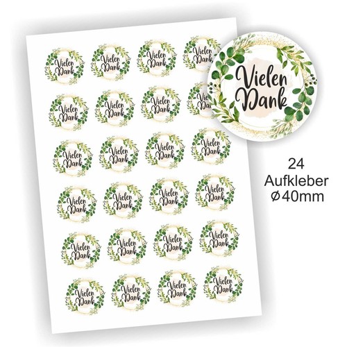 Aufkleber etikett geschenk - 24,