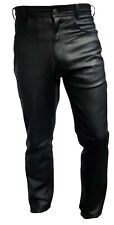LINUS Lederjeans Schwarz